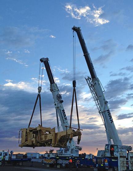Cranes With Super Lift at Rs 10000, Material Lifting Cranes in Chennai